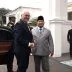 Prabowo sambut presiden jerman istana merdeka