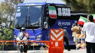 Timnas iran tiba los angeles piala dunia